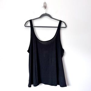 Express Black Scoop Neck Tank Top